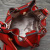 Izzy and Ali Vegan Leather Handbags - Ali Drawstring Interior