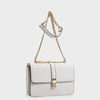 Izzy and Ali Vegan Leather Handbags - Amy Shoulder in white