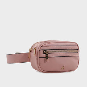 Izzy and Ali Vegan Leather Handbags - Missy Belt in blush
