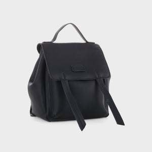 Izzy and Ali Vegan Leather Handbags - Dimitri Backpack in black