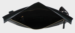 Izzy and Ali Vegan Leather Handbags - Chic Flat Messenger 