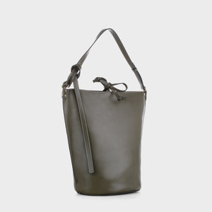 Izzy and Ali Vegan Leather Handbags - Prato Shoulder in olive