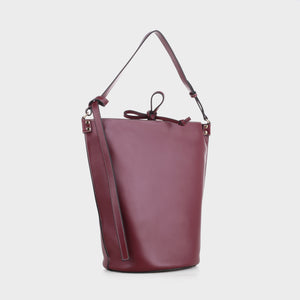 Izzy and Ali Vegan Leather Handbags - Prato Shoulder in wine