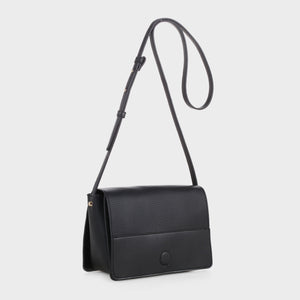 Izzy and Ali Vegan Leather Handbags - Parma Crossbody in black