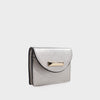 Izzy and Ali Vegan Leather Handbags - Turin Cardholder in silver